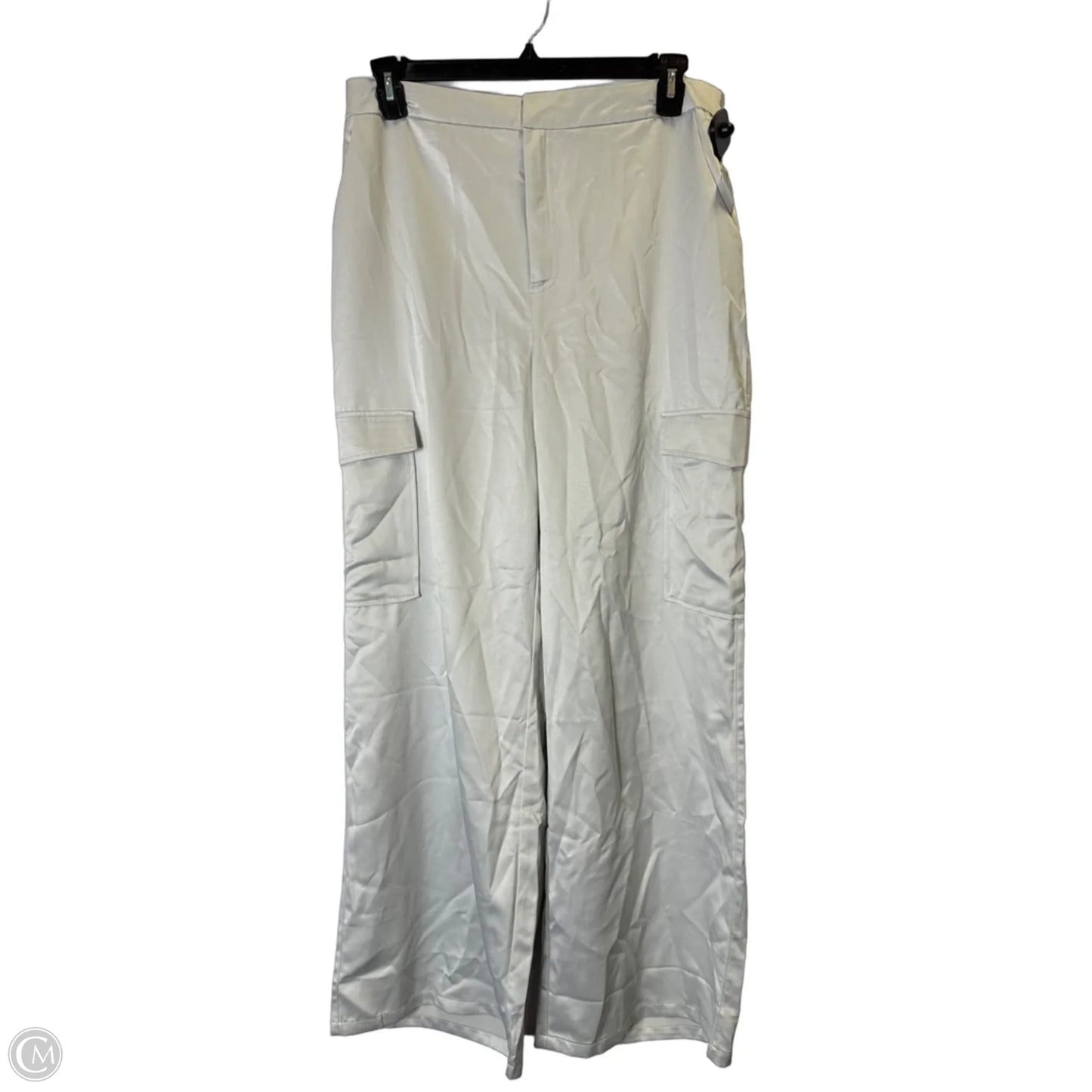 Pants Cargo & Utility By Haute Monde In Silver, Size: Xl