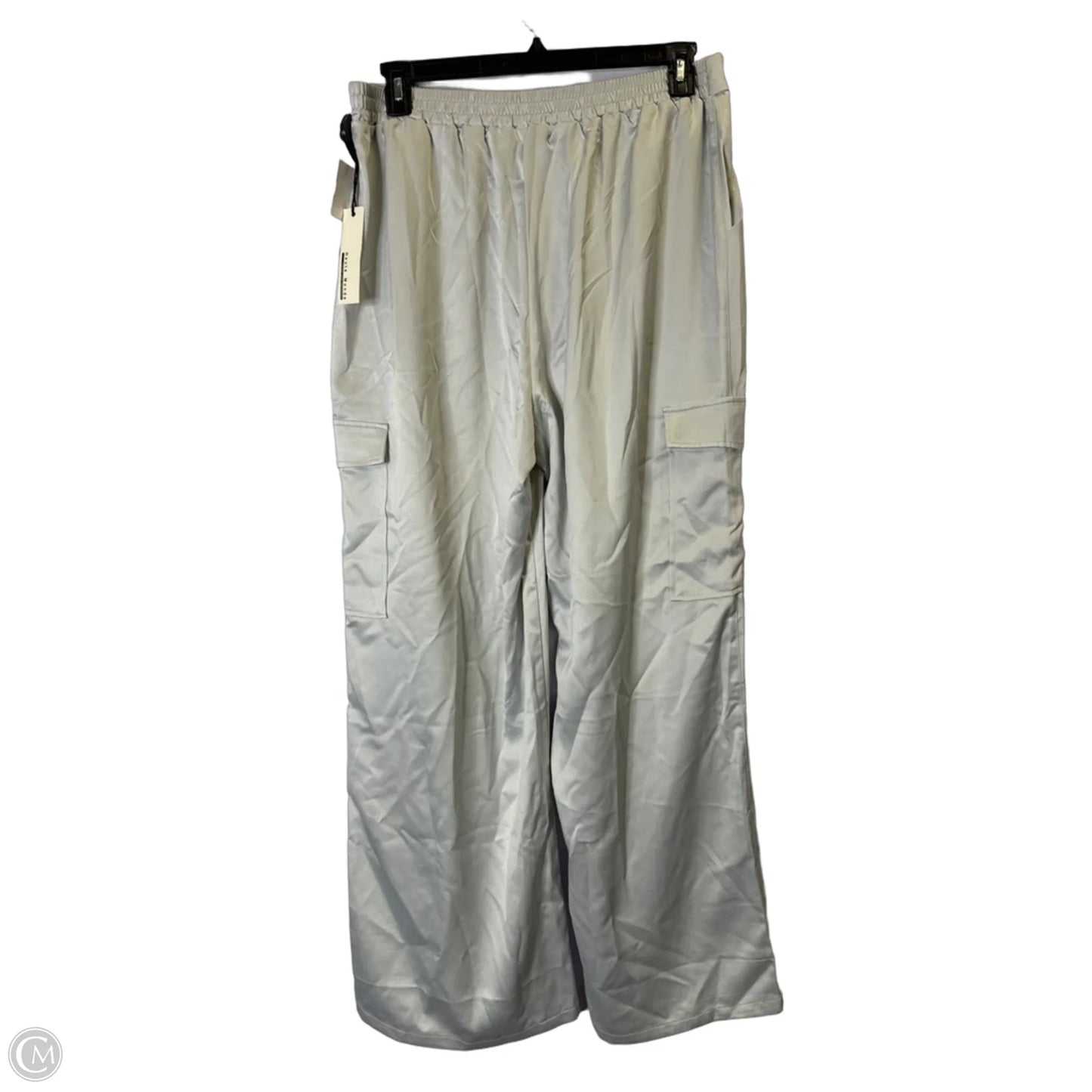 Pants Cargo & Utility By Haute Monde In Silver, Size: Xl