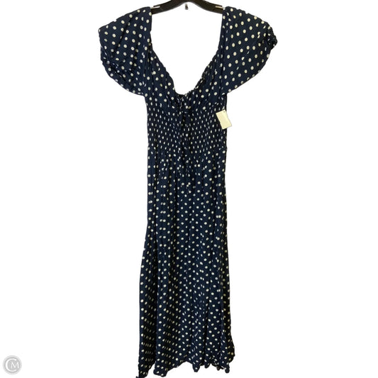 Dress Casual Maxi By Clothes Mentor In Polkadot Pattern, Size: 12