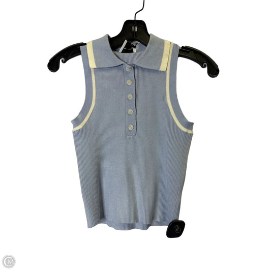 Top Sleeveless By Pink Rose In Blue, Size: Xs