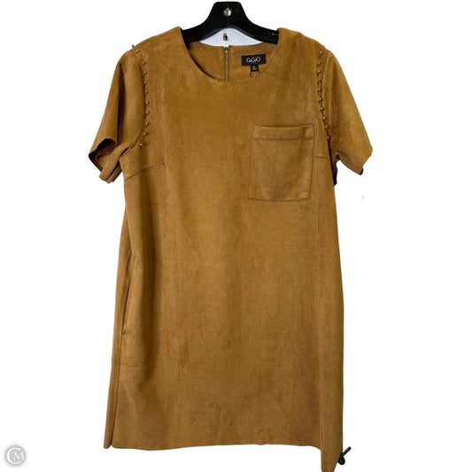 Dress Casual Short By Gigio In Tan, Size: M