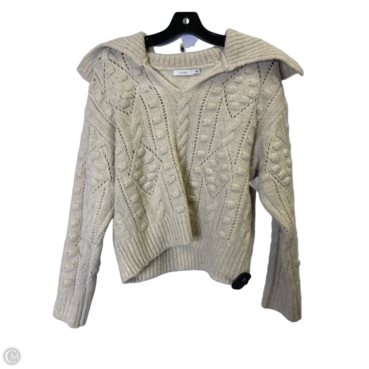 Sweater By Lush In Cream, Size: S