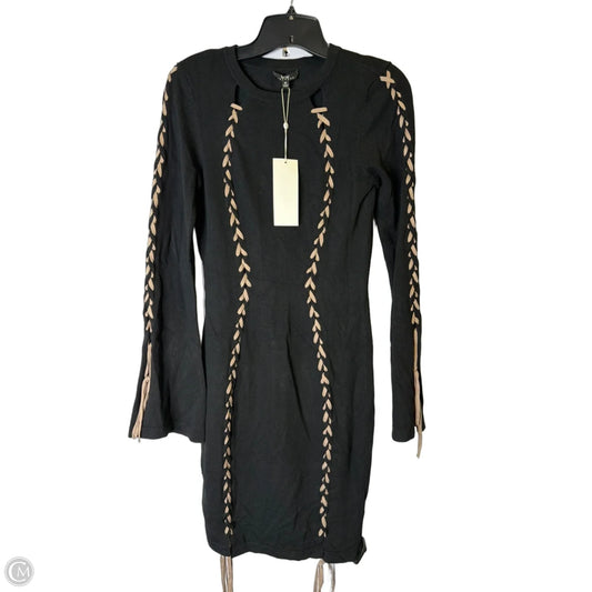 Dress Casual Midi By Clothes Mentor In Black, Size: M
