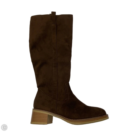 Boots Knee Heels By Seychelles In Brown, Size: 10
