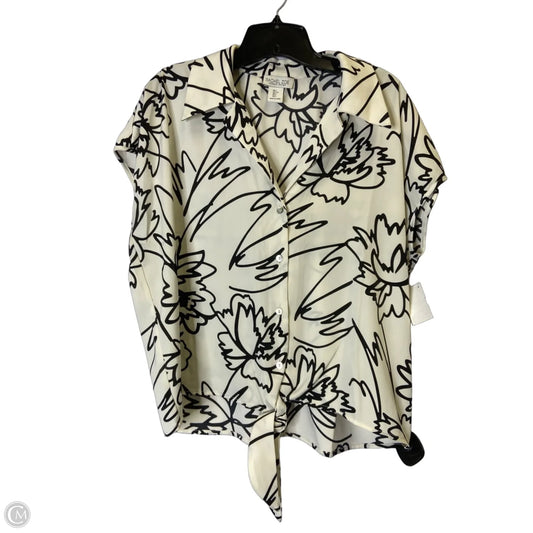Top Short Sleeve By Rachel Zoe In White, Size: L