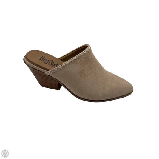 Shoes Heels Block By Corkys In Tan, Size: 7