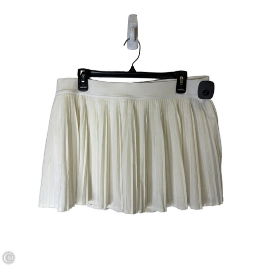 Athletic Skort By Lululemon In White, Size: 14