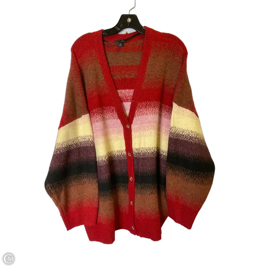 Sweater Cardigan By Torrid In Red, Size: 4x