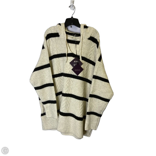Sweatshirt Hoodie By Ava & Viv In Cream, Size: 2x