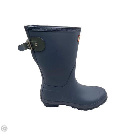 Boots Rain By Hunter In Blue, Size: 8