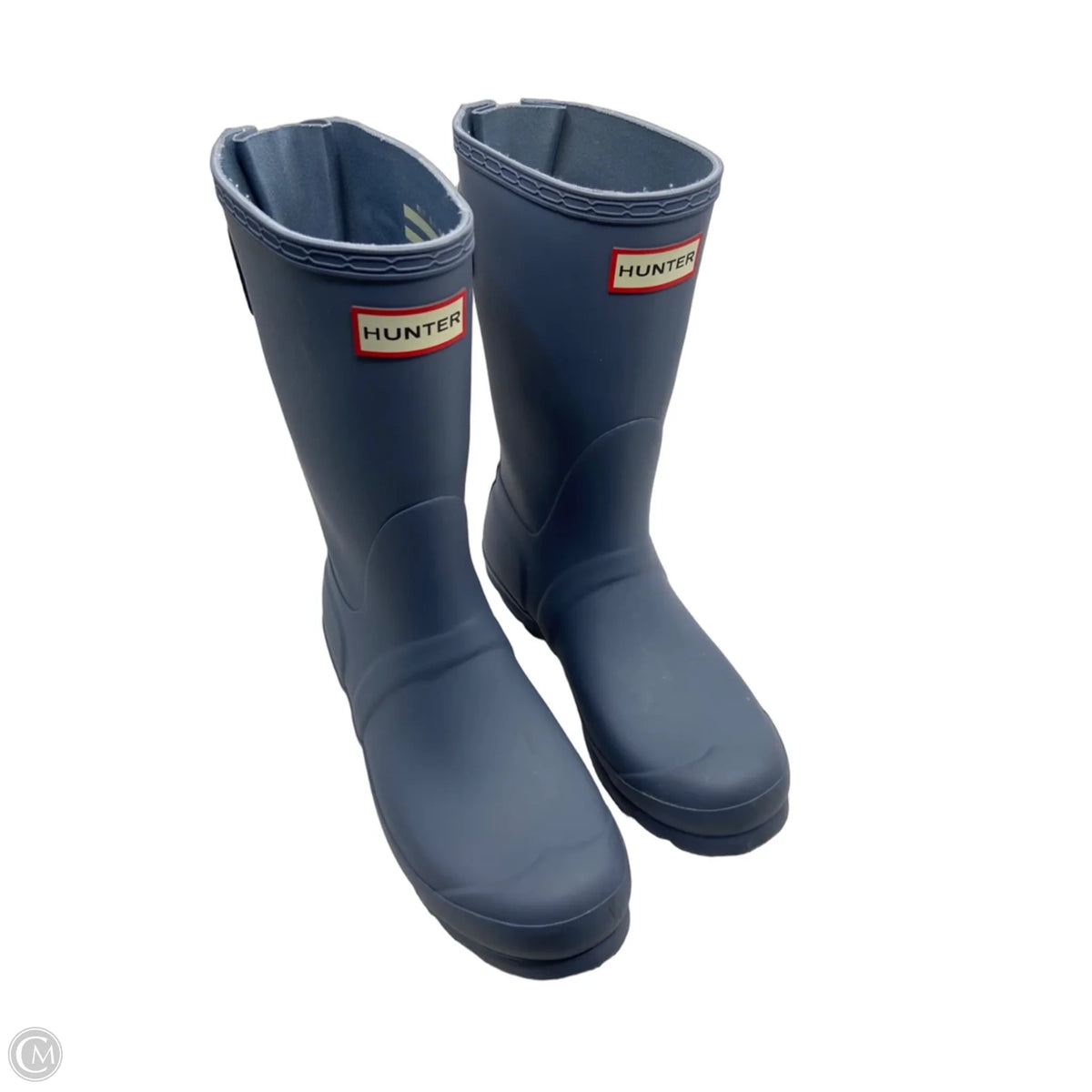 Boots Rain By Hunter In Blue, Size: 8
