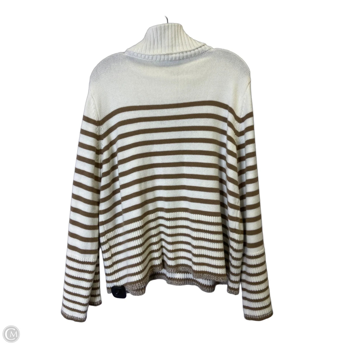 Sweater By Cece In Striped Pattern, Size: L