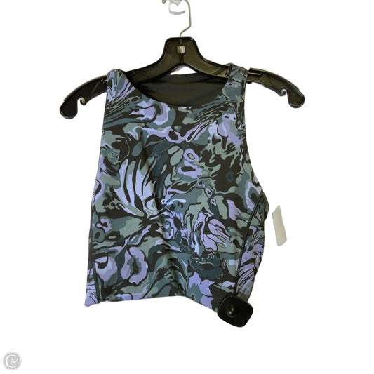Athletic Tank Top By Lululemon In Blue & Green, Size: 8