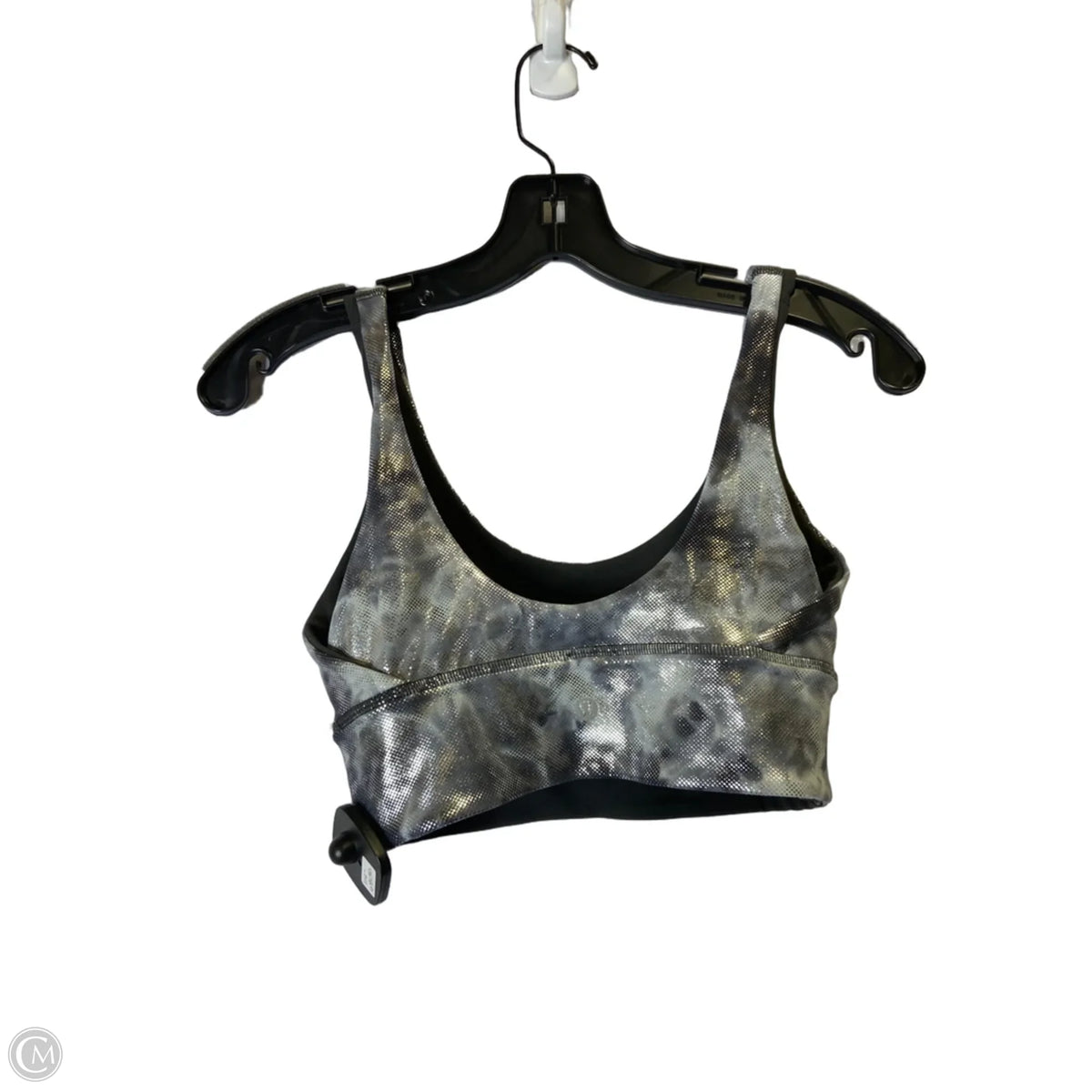 Athletic Bra By Lululemon In Silver, Size: 6