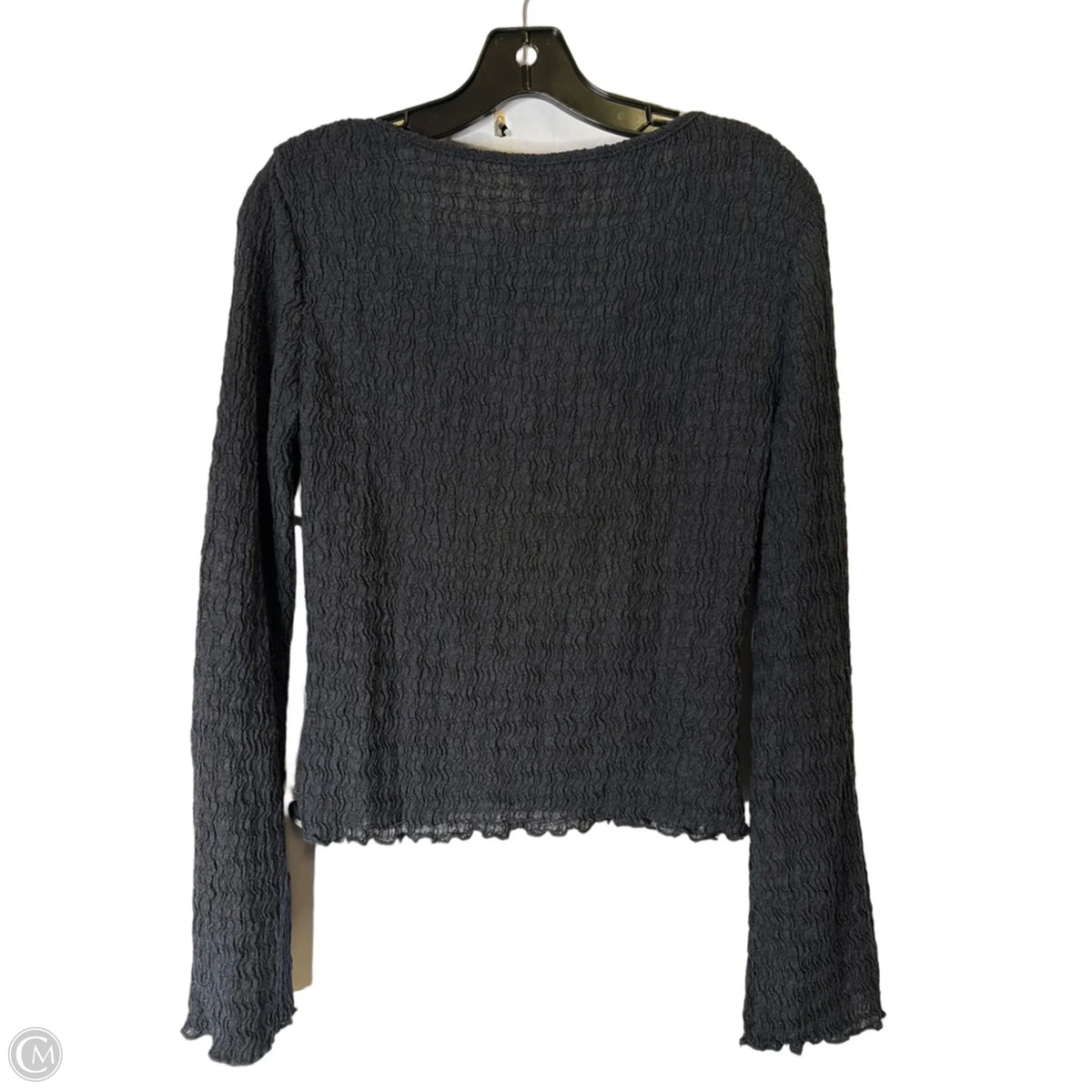 Top Long Sleeve By H&m In Blue, Size: M