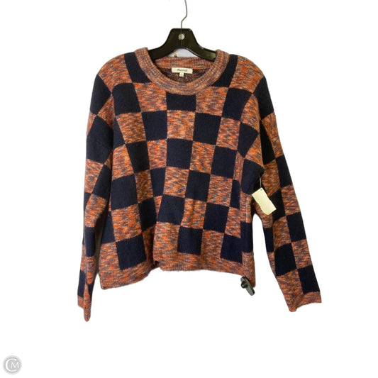 Sweater By Madewell In Checkered Pattern, Size: M