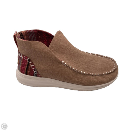 Shoes Flats By Hey Dude In Tan, Size: 11