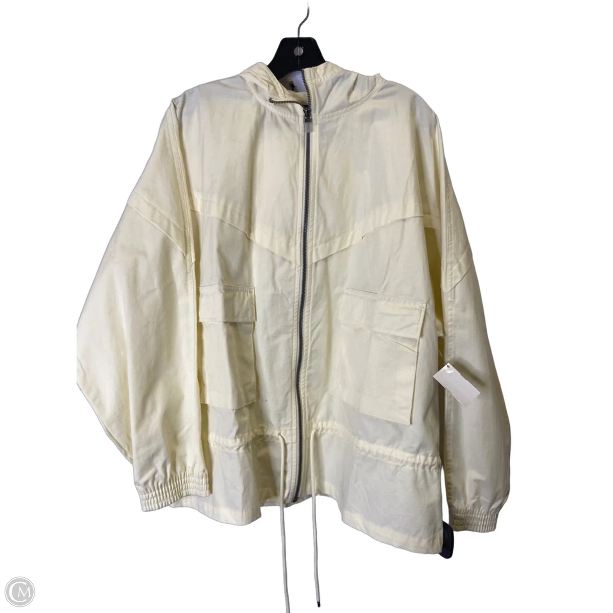 Athletic Jacket By Nike Apparel In Yellow, Size: S