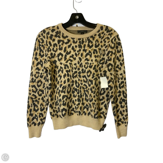 Sweater By J. Crew In Animal Print, Size: Xs