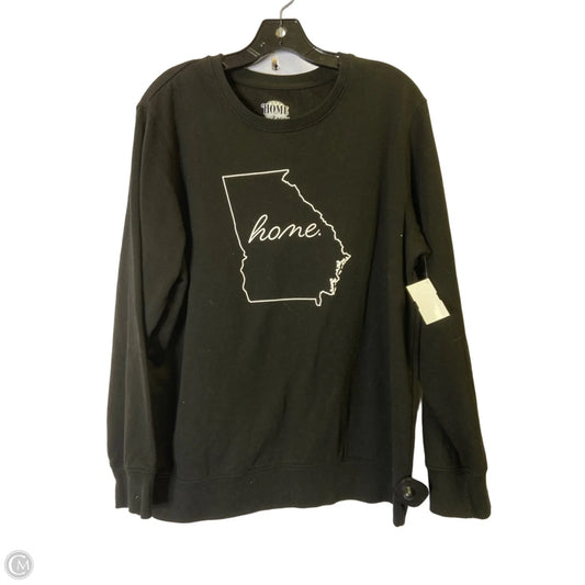 Sweatshirt Crewneck By Home Free In Black, Size: Xl