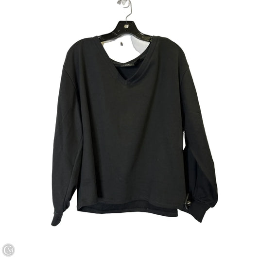 Sweatshirt Crewneck By G By Giuliana In Black, Size: L