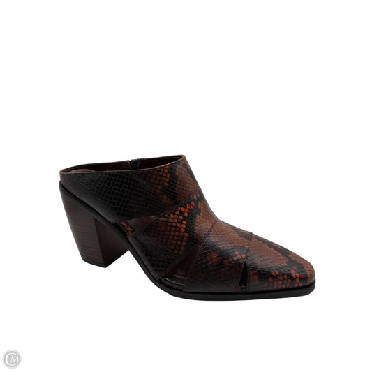 Shoes Heels Block By Vince Camuto In Brown, Size: 11