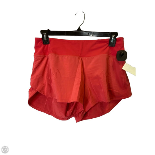 Athletic Shorts By Lululemon In Pink, Size: 8