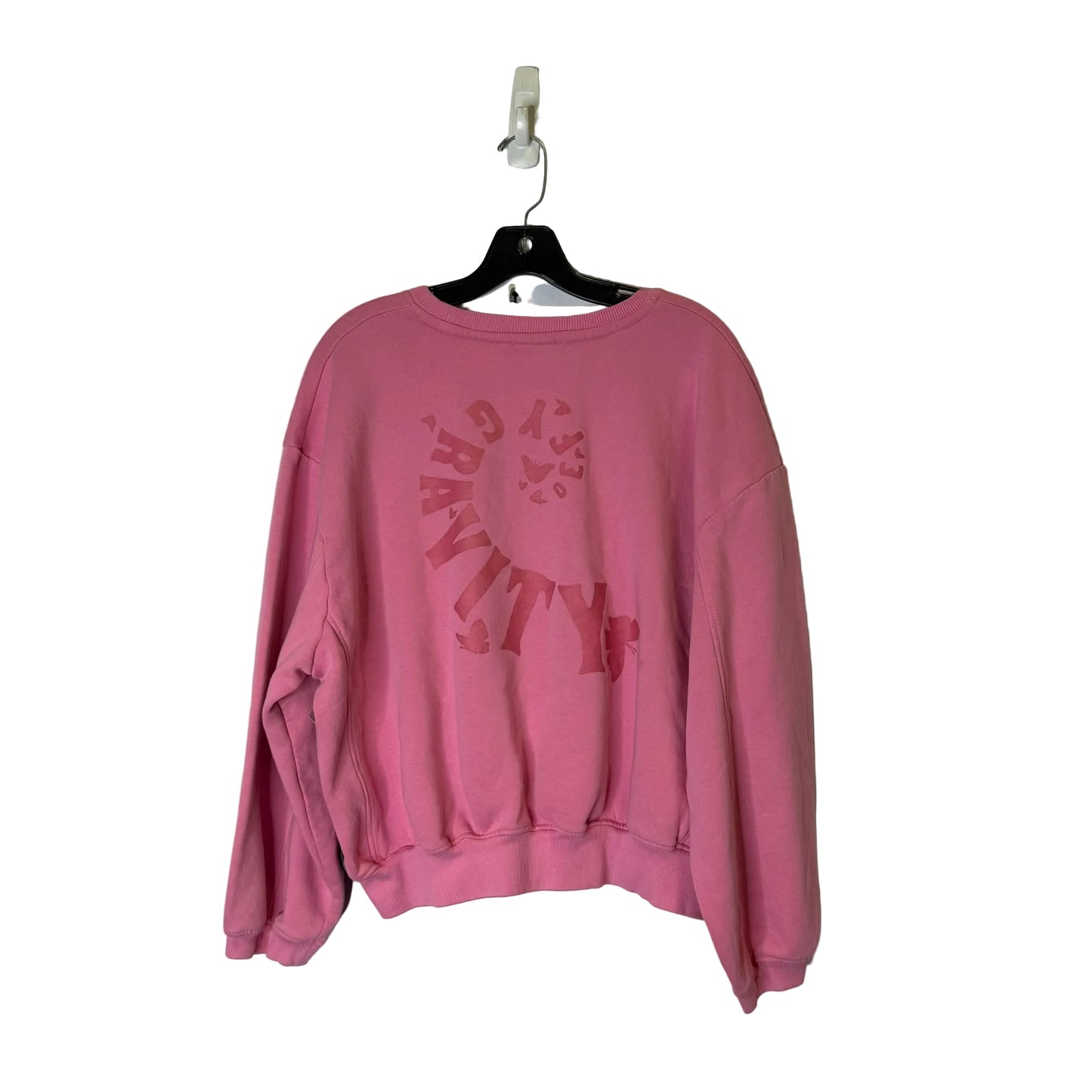 Sweatshirt Crewneck By Clothes Mentor In Pink, Size:M