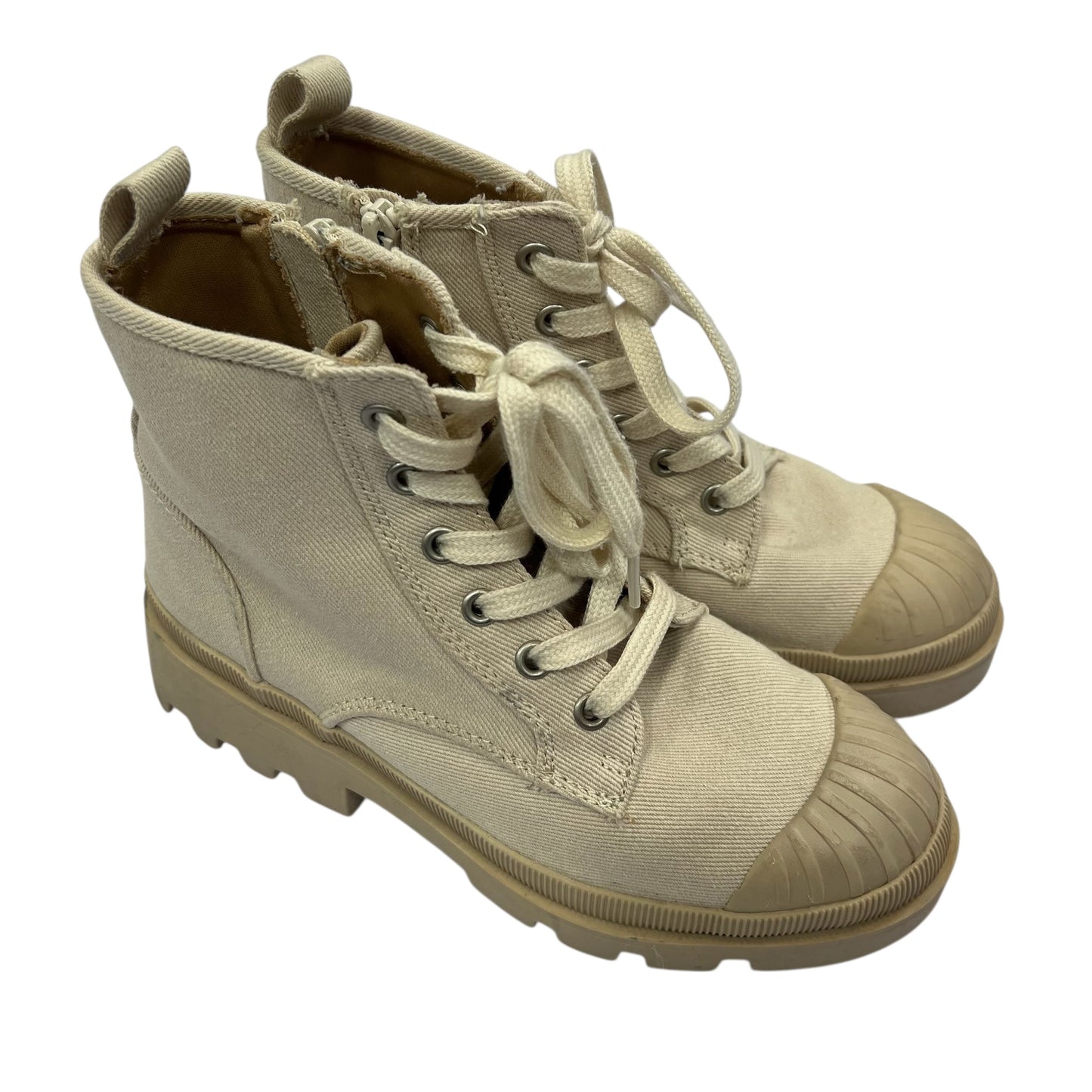 Boots Ankle Flats By Universal Thread In Beige, Size: 6