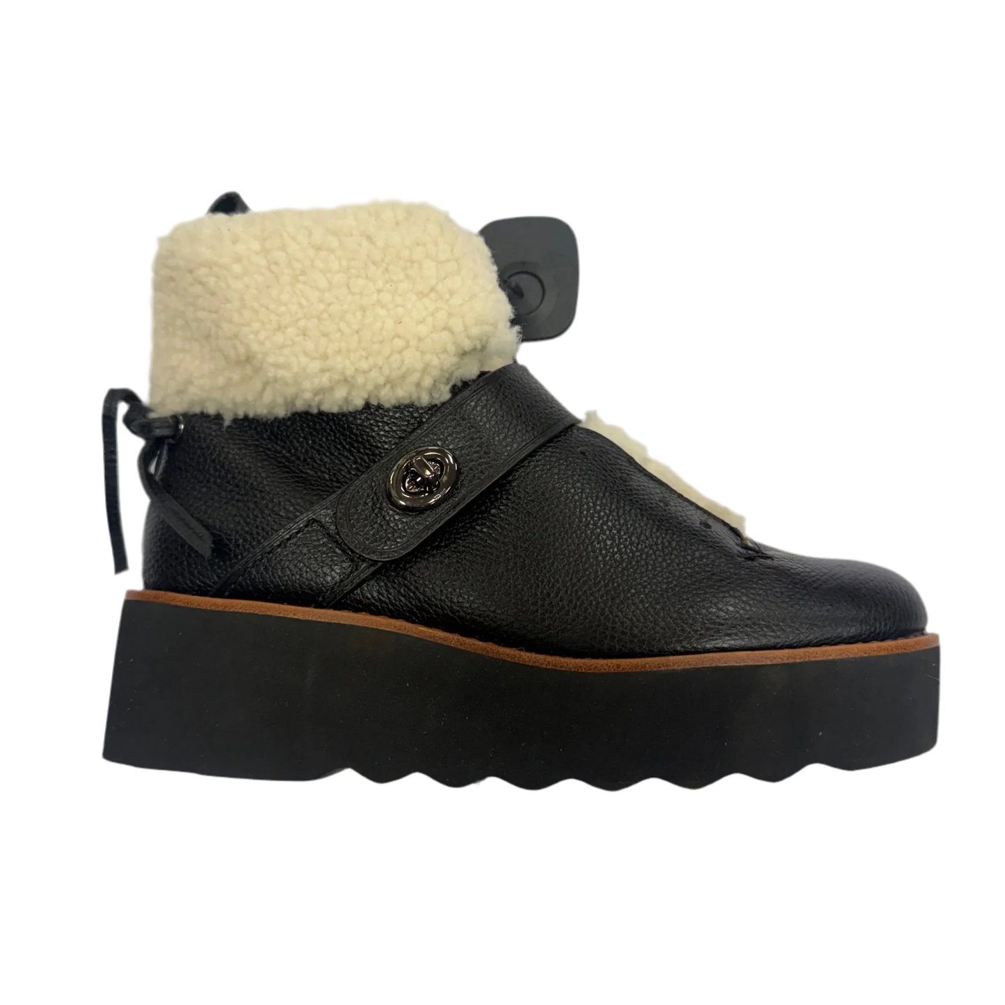 Boots Designer By Coach In Black, Size: 5.5