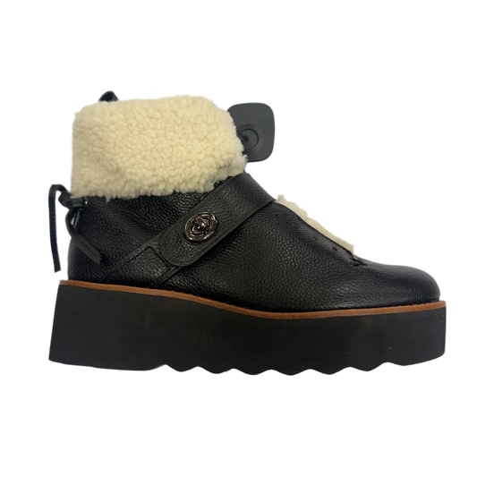 Boots Designer By Coach In Black, Size: 5.5
