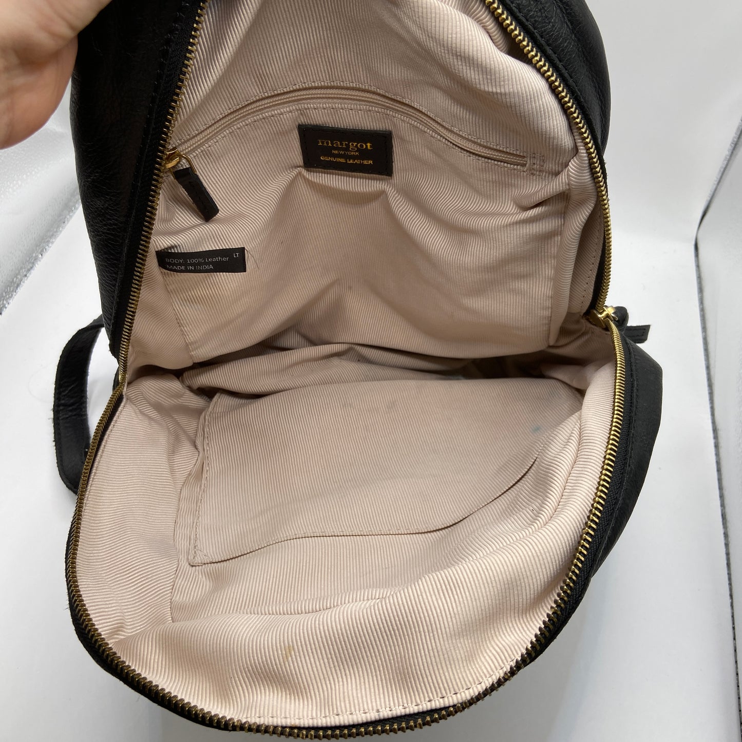 Backpack Leather By Margot, Size: Small