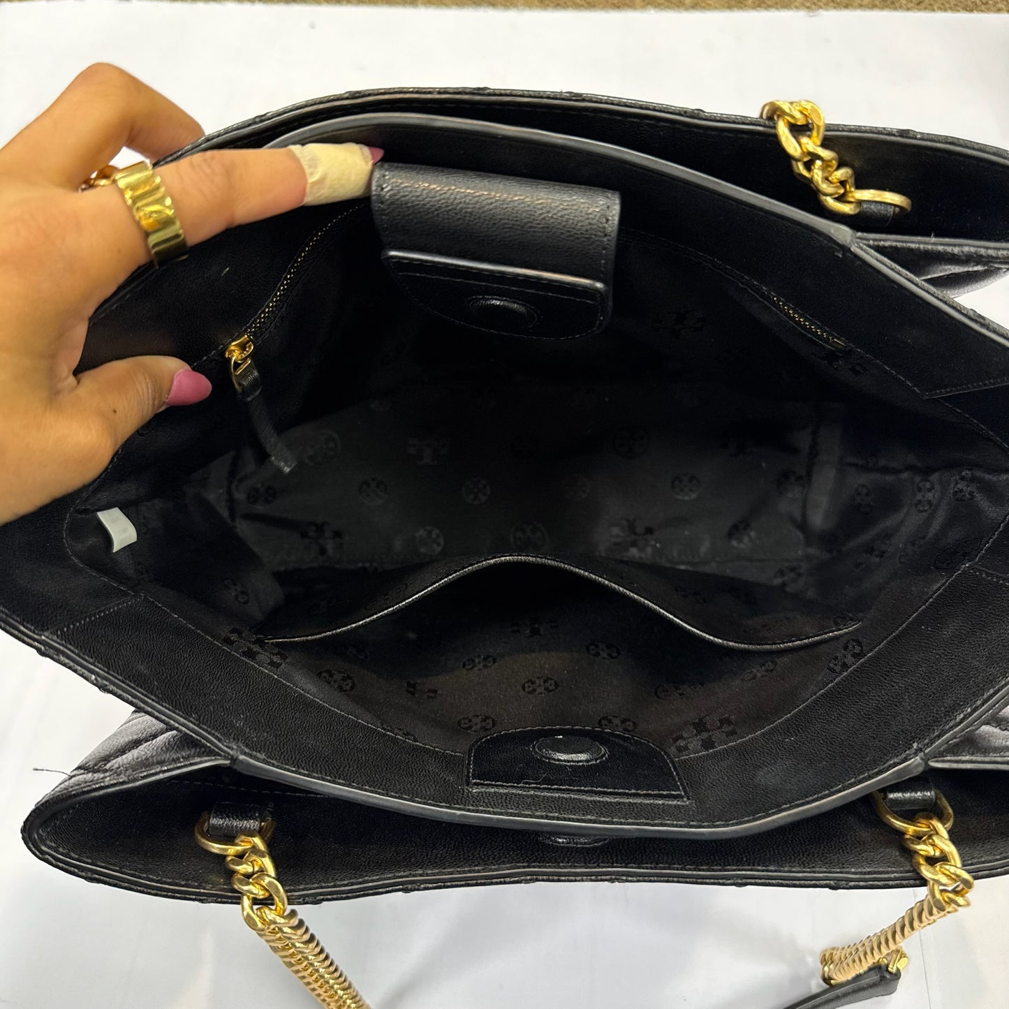 Handbag Designer By Tory Burch, Size: Large