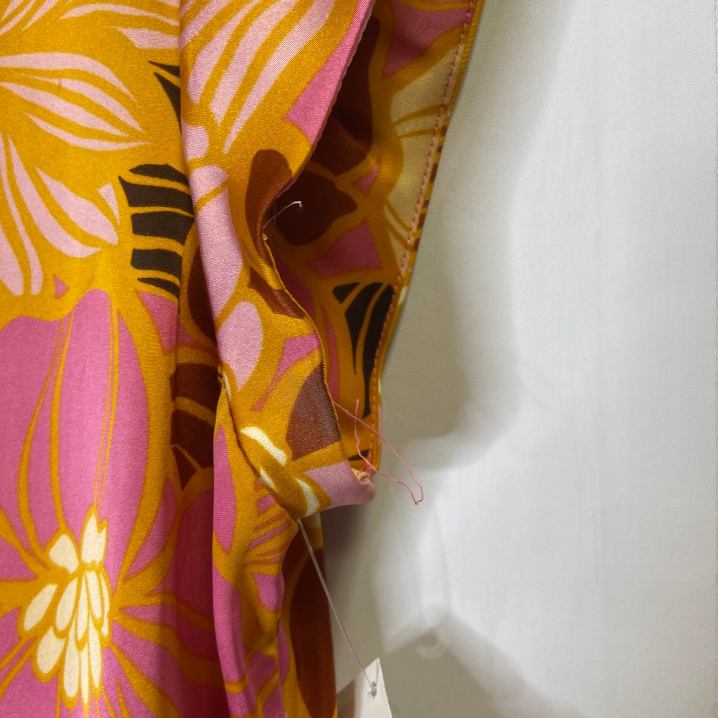 Blouse Sleeveless By Dr2 In Orange & Pink, Size: S