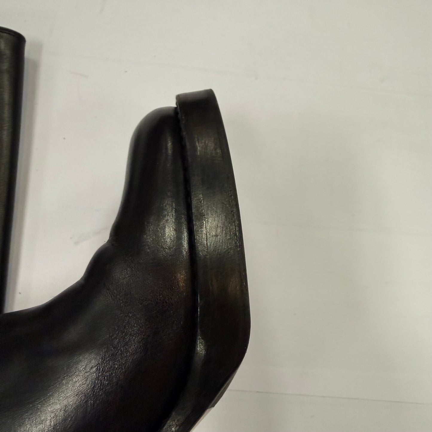 Boots Luxury Designer By Prada In Black, Size: 9