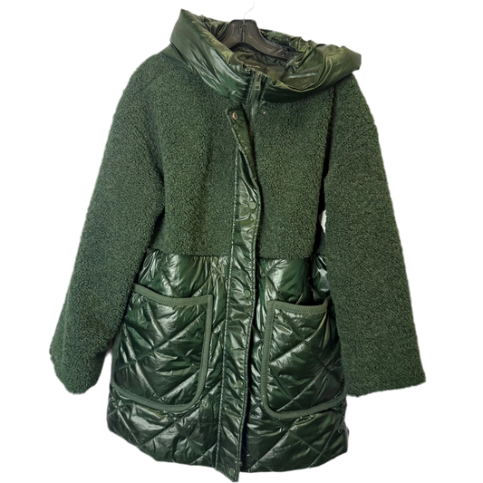 Jacket Puffer & Quilted By Marc New York In Green, Size: S