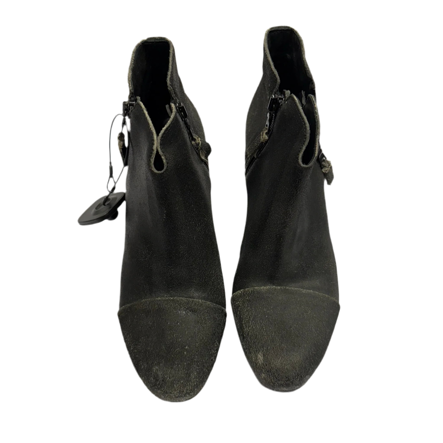 Boots Ankle Heels By Rag And Bone In Grey, Size: 9.5