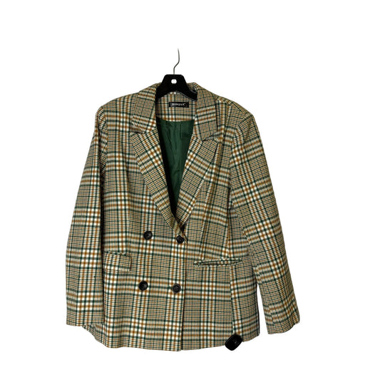 Blazer By Allegra K In Green, Size:Medium