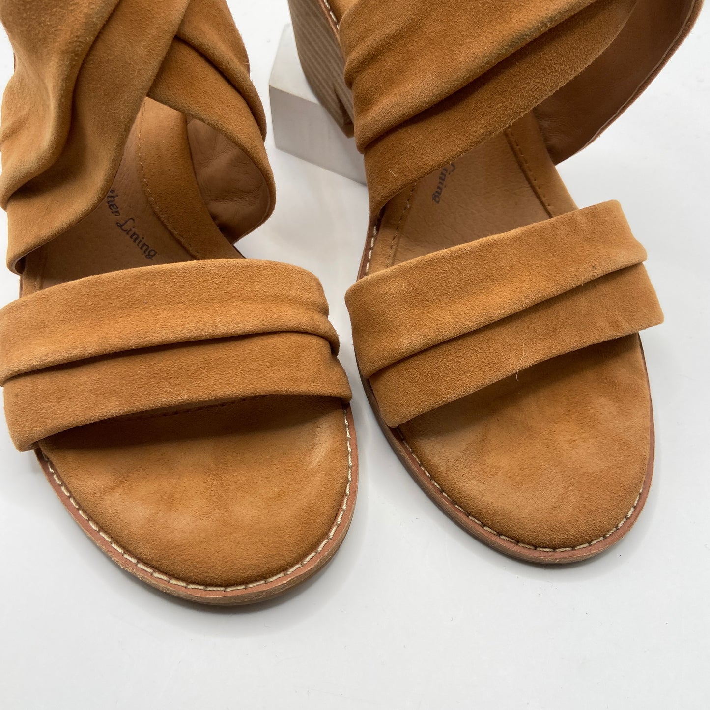 Shoes Heels Block By Sofft In Brown, Size: 8.5