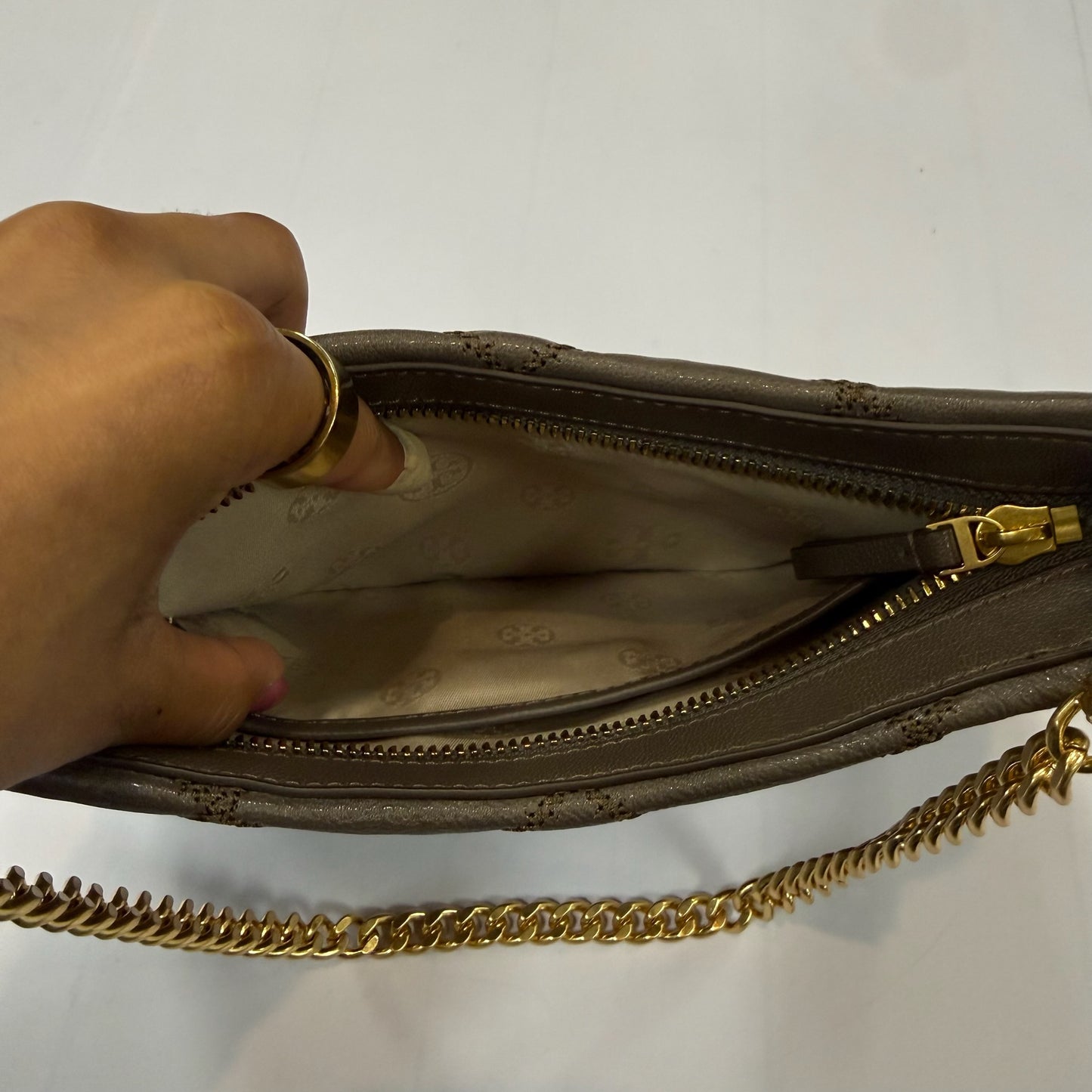 Handbag Designer By Tory Burch, Size: Medium