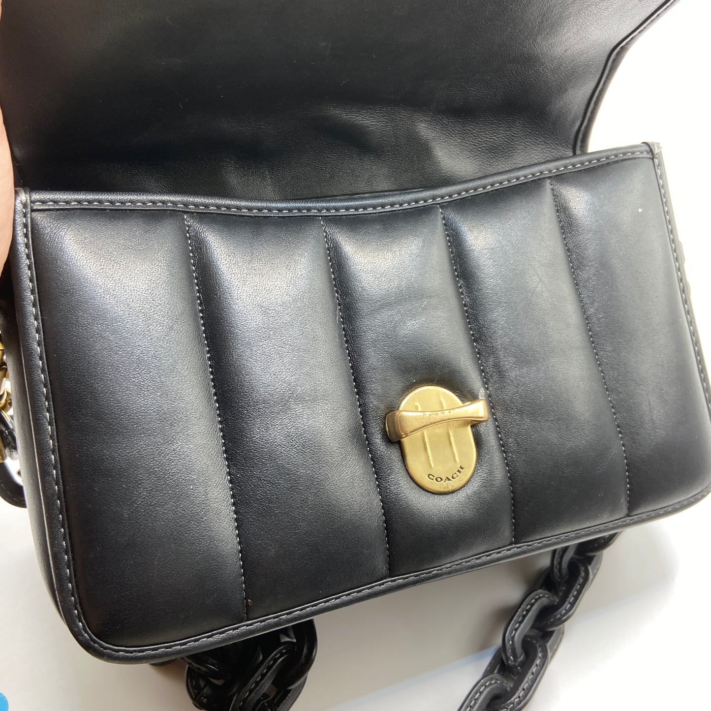 Crossbody Designer By Coach, Size: Medium