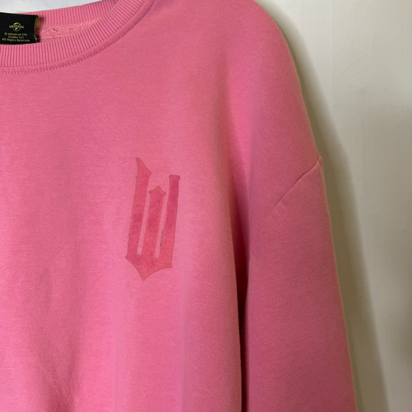Sweatshirt Crewneck By Clothes Mentor In Pink, Size:M