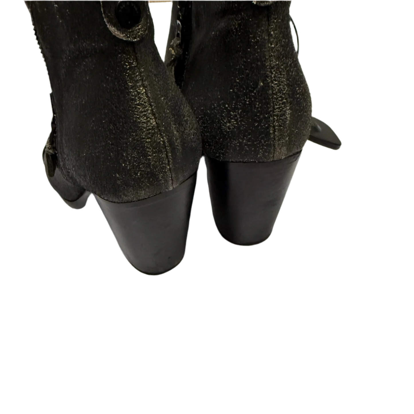 Boots Ankle Heels By Rag And Bone In Grey, Size: 9.5