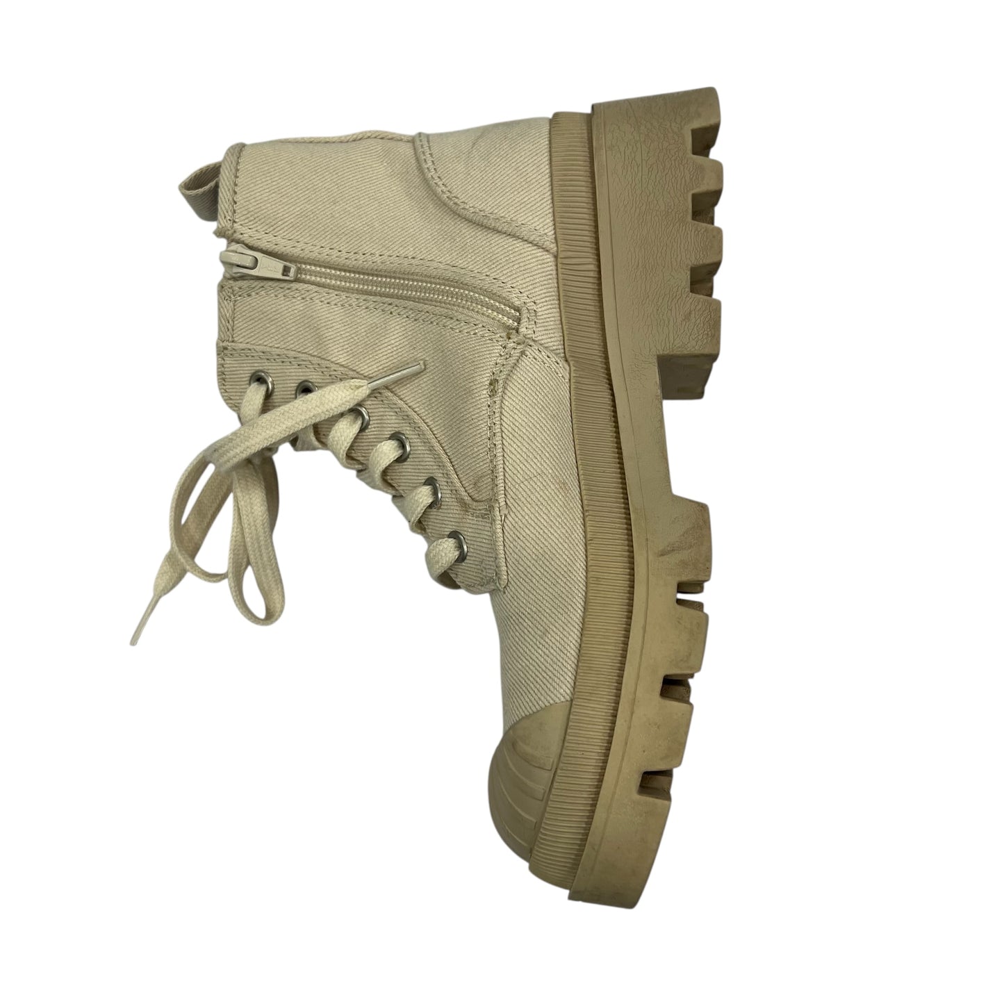 Boots Ankle Flats By Universal Thread In Beige, Size: 6