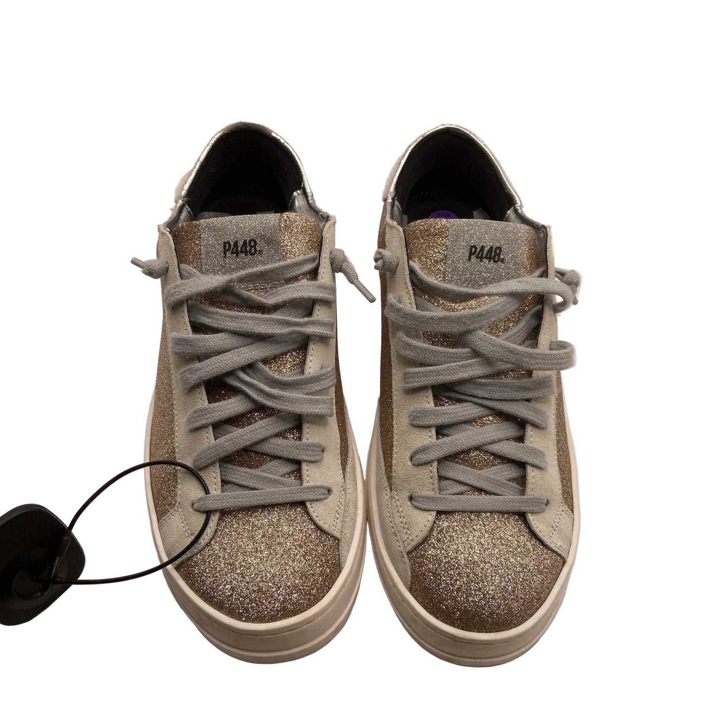 Shoes Sneakers By P448 In Gold, Size: 8