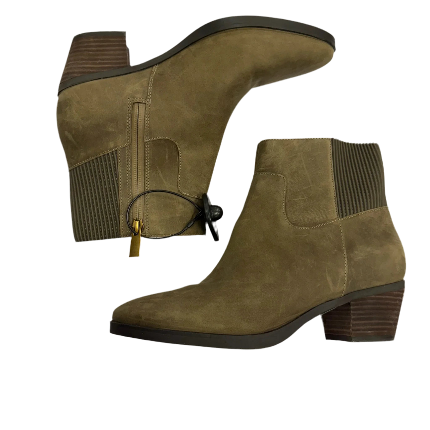 Boots Ankle Heels By Vionic In Tan, Size: 8