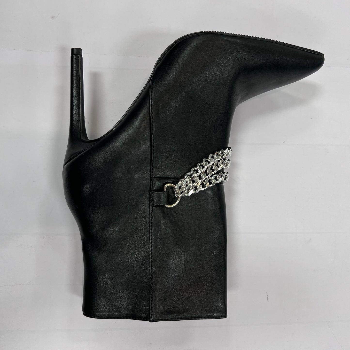 Boots Ankle Heels By Forever 21 In Black, Size: 9