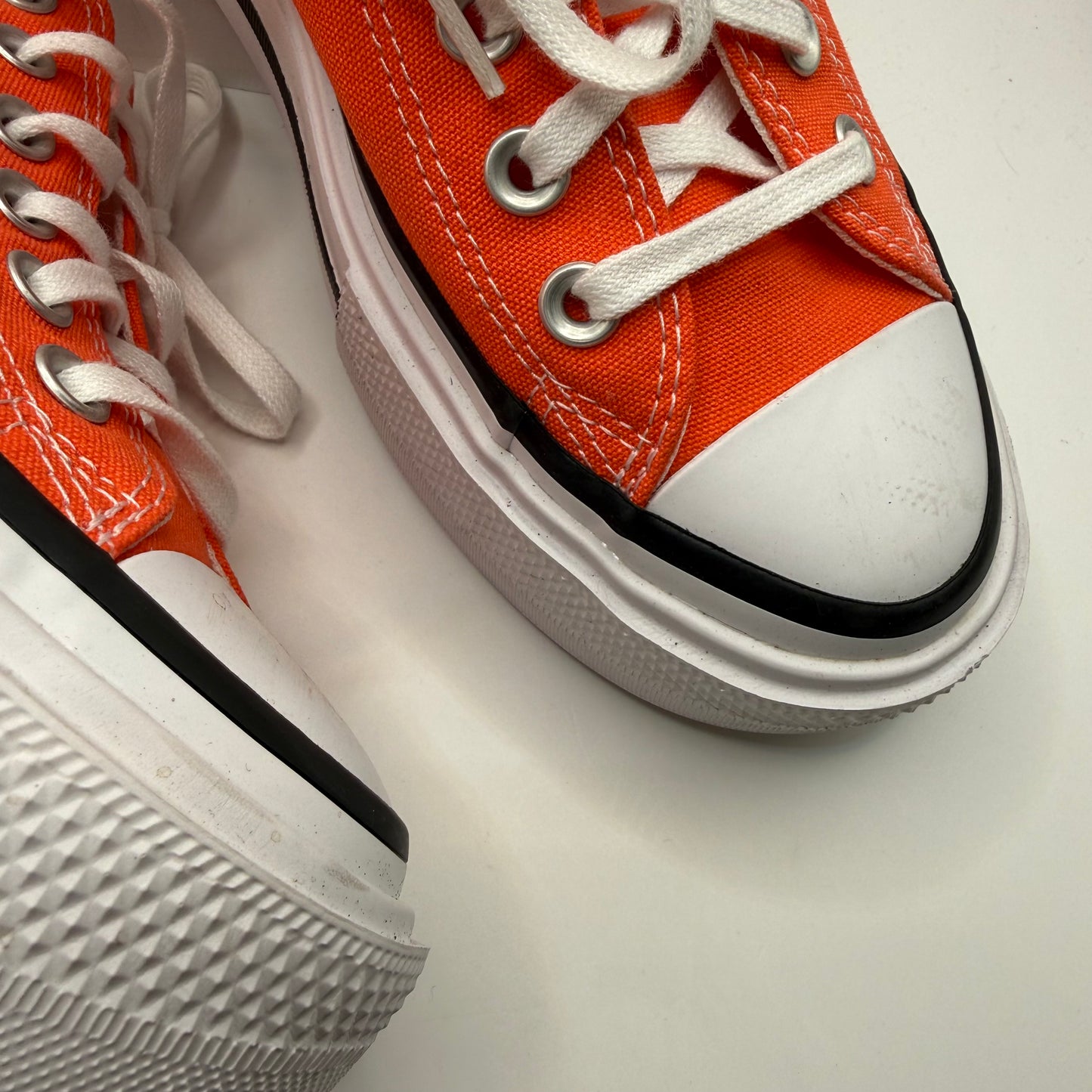 Shoes Sneakers Platform By Converse In Orange, Size: 7.5