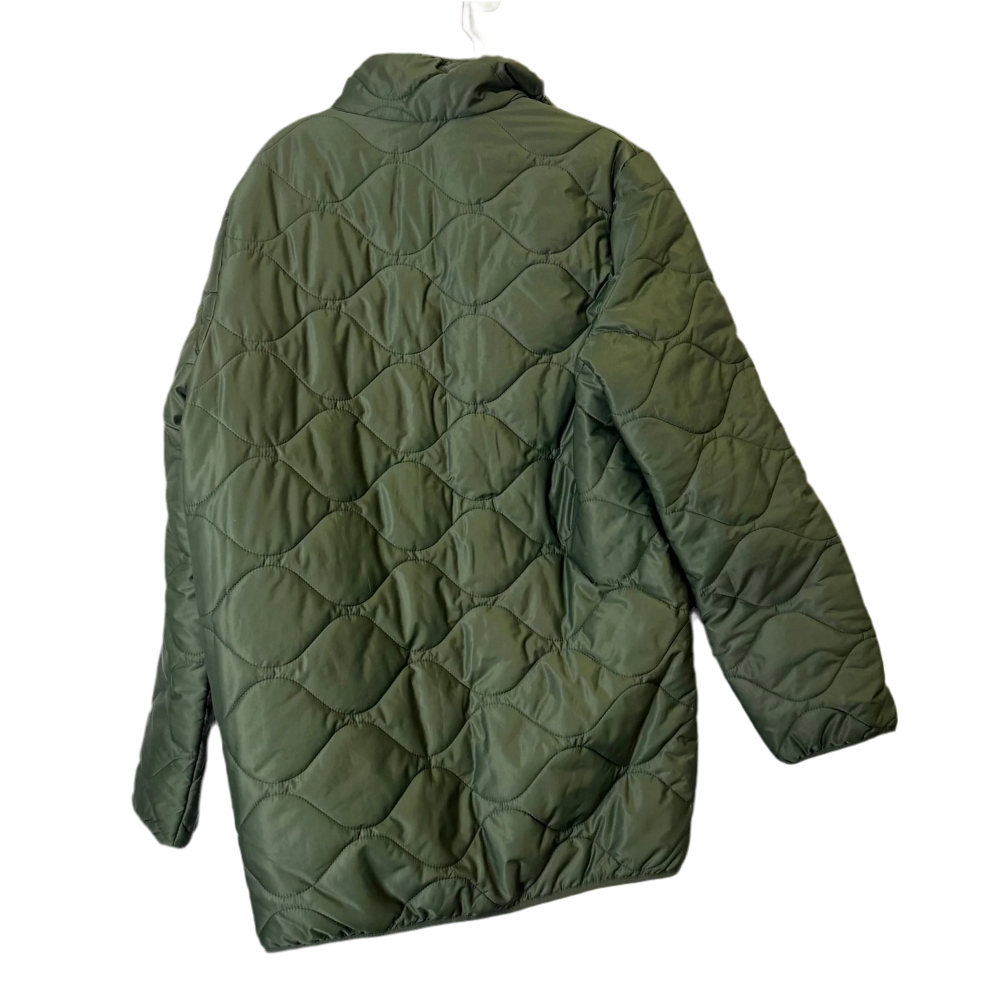 Jacket Puffer & Quilted By Quince In Green, Size: M