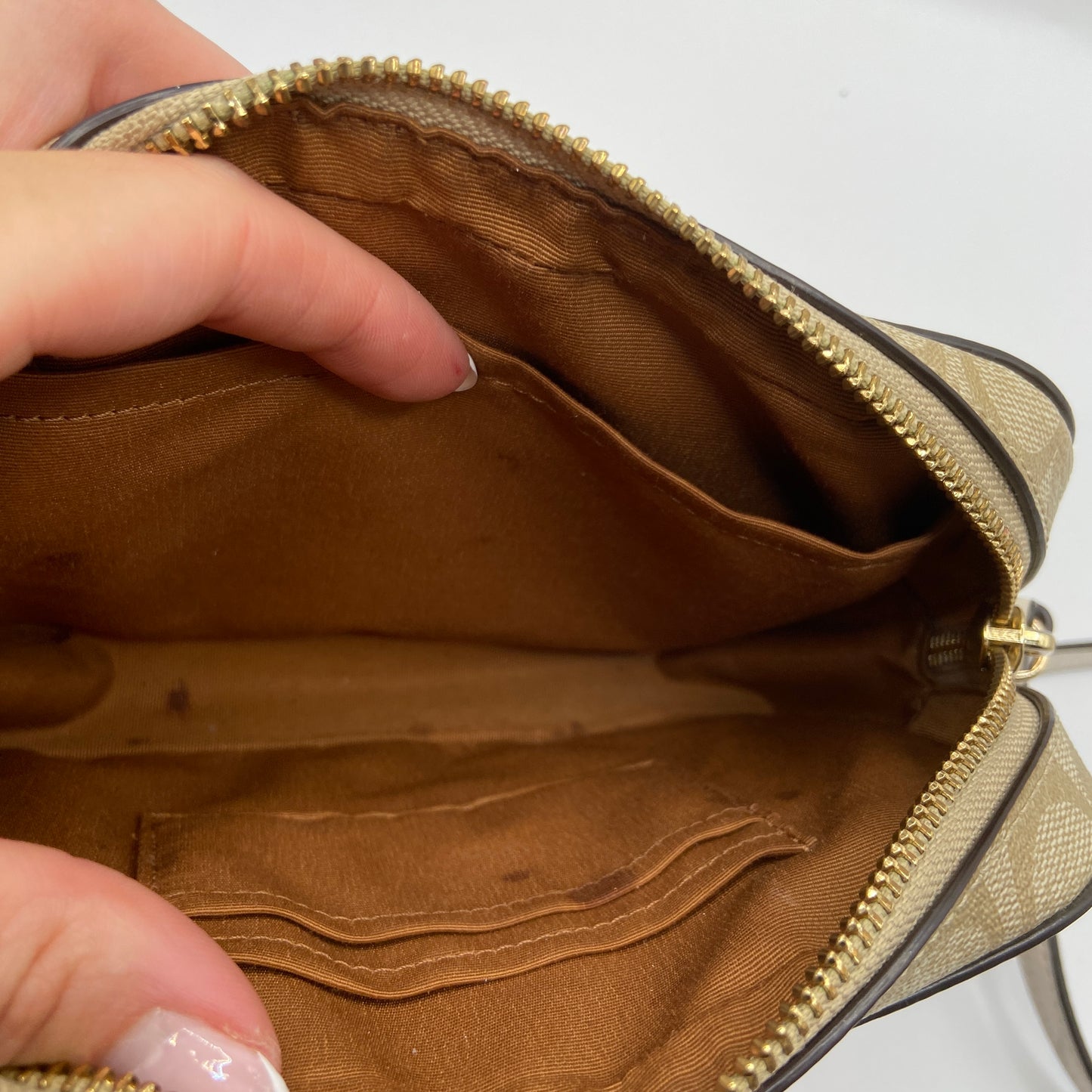 Crossbody Designer By Coach, Size: Small